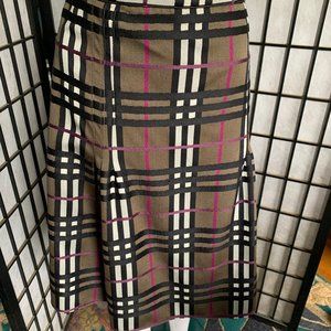 Burberry London Plaid Skirt